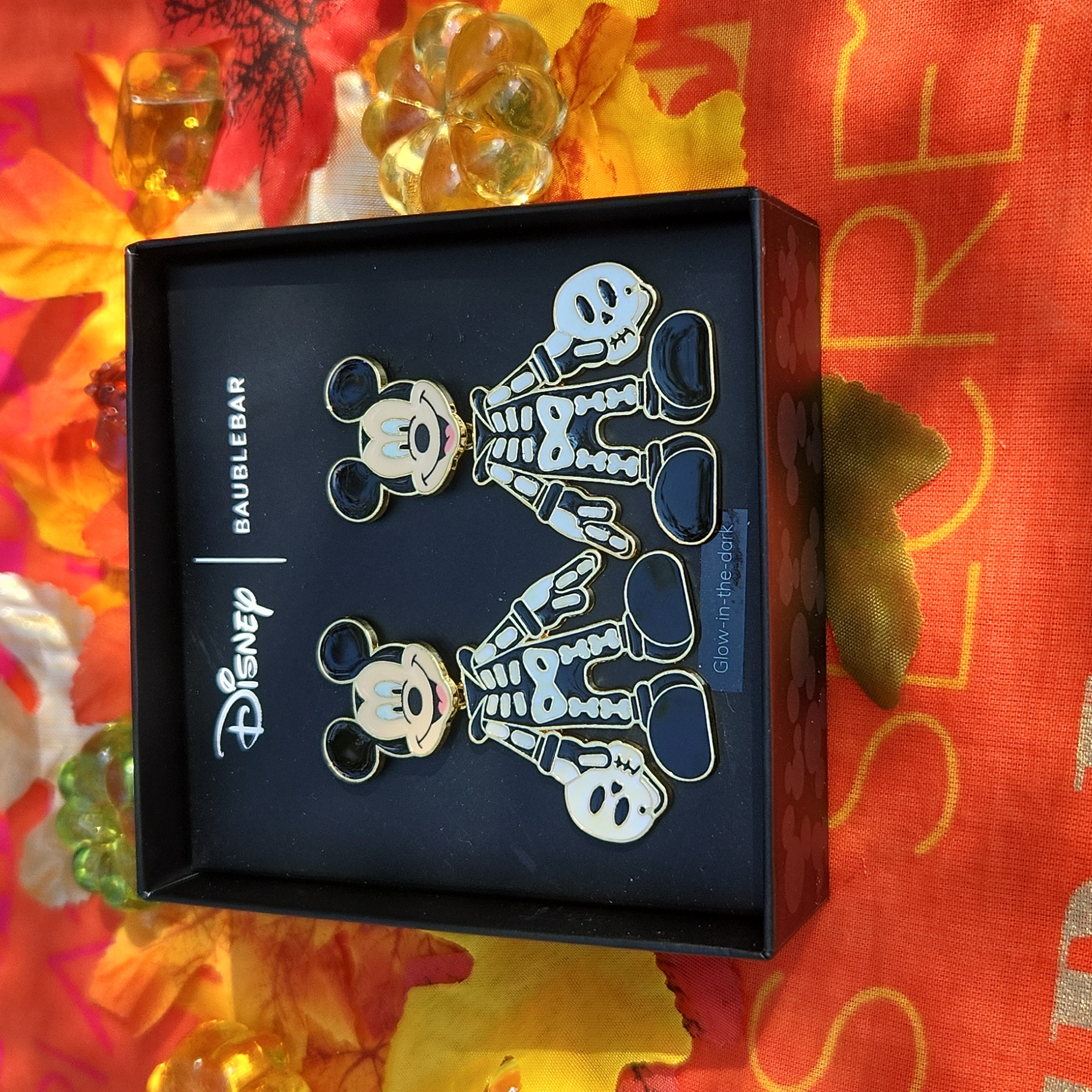 Disney & Baublebar Mickey Mouse Glow In The Dark Errings